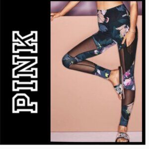 Victoria's Secret PINK | Ultimate High Waist Bonded Mesh Tropical Leggings